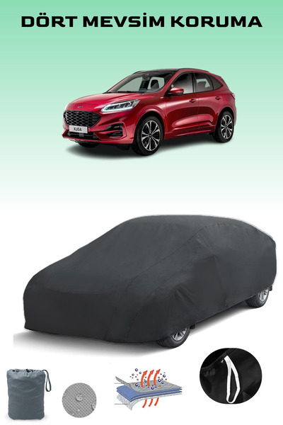 Breen غطاء سيارة فورد كوجا 3 أسود، غطاء سيارة، خيمة سيارة