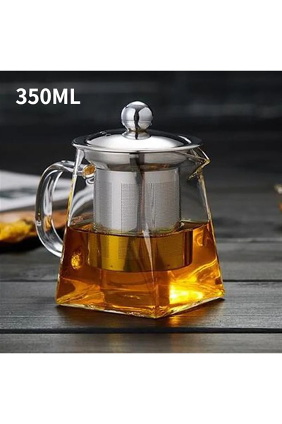 Choice1 350ml Glass Teapot with Infuser Tea Set Kettle Maker Infusers Jug Tea...