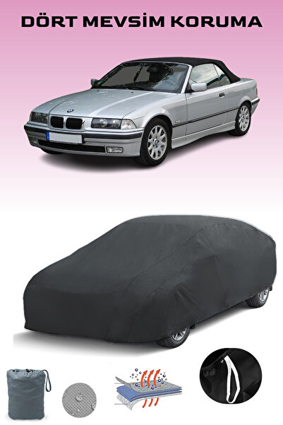 Breen غطاء سيارة أسود لسيارة بي إم دبليو الفئة الثالثة كابريوليه (E36) 1993 - 1999، غطاء سيارة، خيمة سيارة