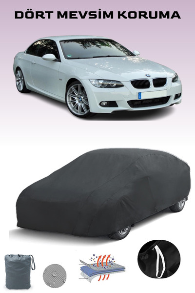 Breen غطاء سيارة أسود لسيارة بي إم دبليو الفئة الثالثة كابريوليه (E93) 2007 - 2010، غطاء سيارة، خيمة سيارة