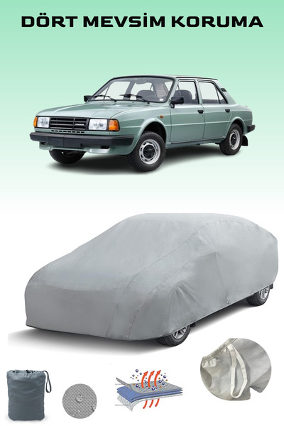 Breen غطاء سيارة رمادي لسيارة سكودا 105,12، غطاء سيارة، خيمة سيارة