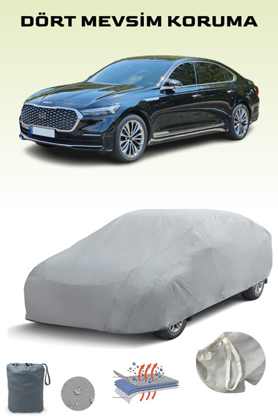 Breen غطاء سيارة رمادي لكيا K9، غطاء سيارة، خيمة سيارة