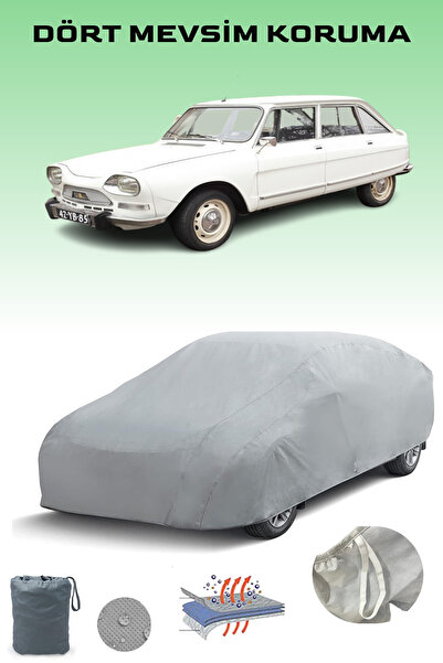 Breen Gray Citroen Ami Super Car Tarpaulin, Auto Cover, Car Tent
