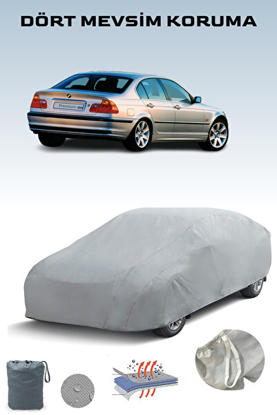 Breen غطاء سيارة رمادي لسيارة بي إم دبليو الفئة الثالثة (E46) 1998 - 2002، غطاء سيارة، خيمة سيارة