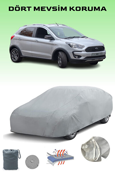 Breen غطاء سيارة فورد كا+ أكتيف رمادي اللون، غطاء سيارة، خيمة سيارة