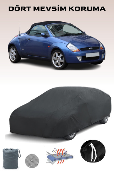 Breen غطاء سيارة فورد ستريتكا أسود، غطاء سيارة، خيمة سيارة