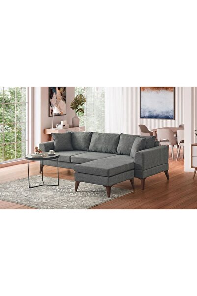 Vivense LİNO MODÜLER KÖŞE KOLTUK, KÜL GRİ