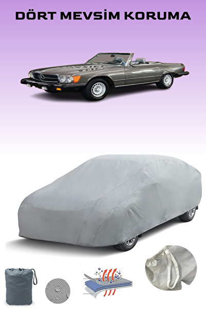Breen غطاء سيارة رمادي لمرسيدس SL (R107) 1971 - 1989، غطاء سيارة، خيمة سيارة