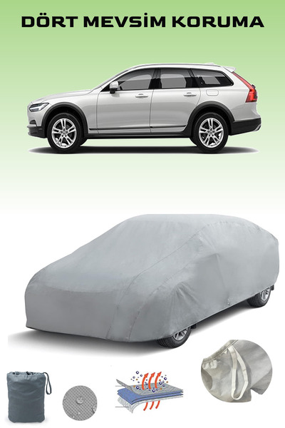 Breen غطاء سيارة رمادي لفولفو V90 كروس كانتري 2016 - 2021، غطاء سيارة، خيمة سيارة