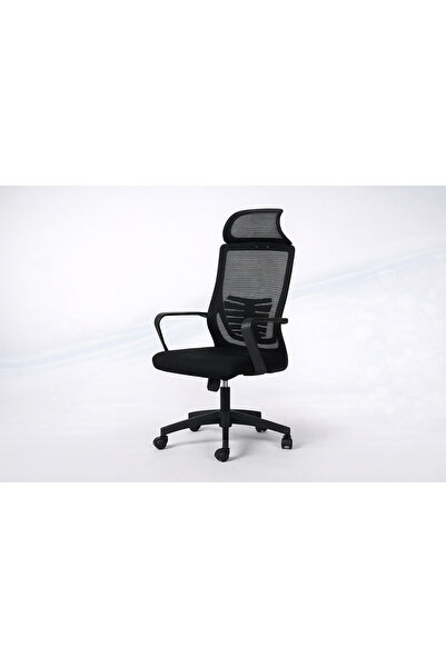 ROHS Ergonomic Adjustable Office and Gaming Chair, Dark Black, 2D Headrest, Syncron Mechanism