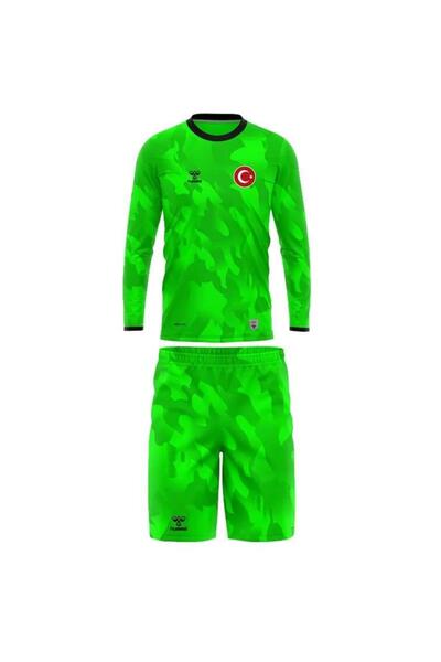 Diadora Elegance Milli Takım Kaleci Forma Takımı Neon Yeşil