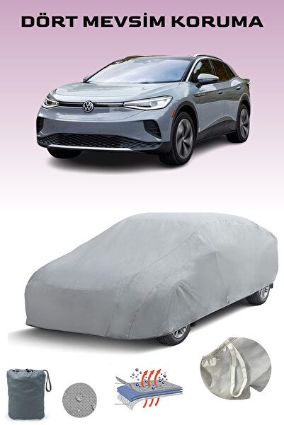 Breen غطاء سيارة فولكس فاجن Id.4 باللون الرمادي، غطاء سيارة، خيمة سيارة