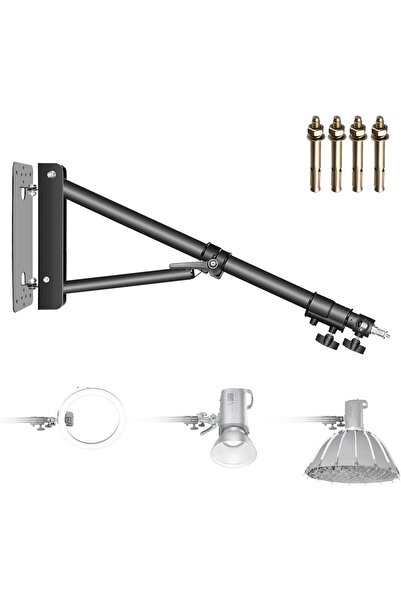 NEEWER ذراع تثبيت مثلث الشكل للإضاءة الحلقية على الحائط