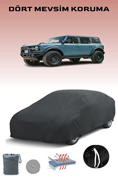 Breen غطاء سيارة فورد برونكو 4 أسود، غطاء سيارة، خيمة سيارة