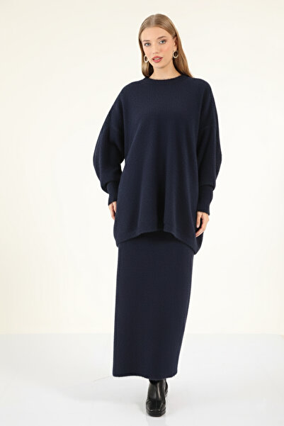 My City 40803 - Stylish Comfortable Soft Textured Knit Skirt Sweater Women's Set