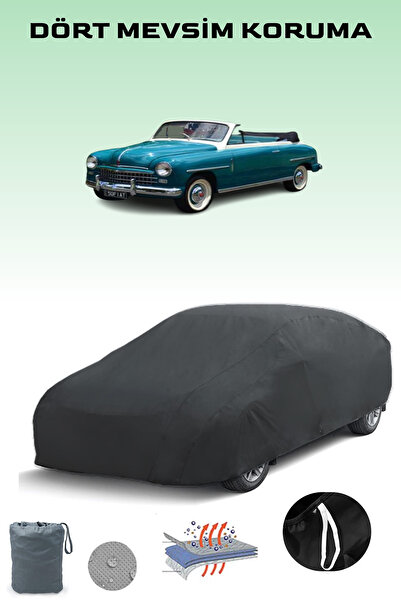 Breen غطاء سيارة فيات 1400 كابريوليه أسود اللون، موديلات 1950 - 1954، غطاء سي...