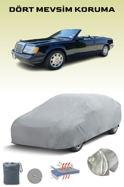 Breen غطاء سيارة رمادي لمرسيدس سي إي كابريوليه (A124) 1995 - 1997، غطاء سيارة...