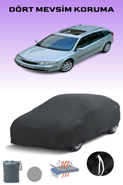 Breen غطاء سيارة رينو لاجونا إستيت أسود اللون من 2001 إلى 2005، غطاء سيارة، خ...