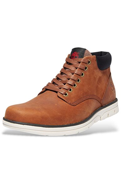 Timberland Ghete din piele pentru bărbați Bradstreet Chukka, maro, mărimea 43.5