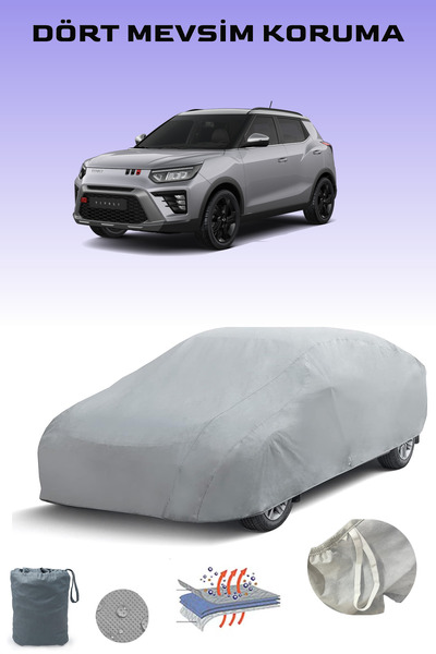 Breen غطاء سيارة سانغ يونغ تيفولي رمادي اللون، غطاء سيارة، خيمة سيارة