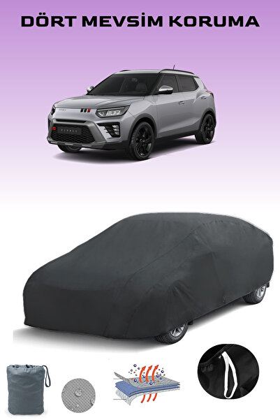 Breen غطاء سيارة سانغ يونغ تيفولي أسود، غطاء سيارة، خيمة سيارة