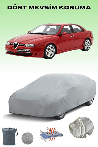 Breen غطاء سيارة ألفا روميو 156 جي تي إيه باللون الرمادي، غطاء سيارة، خيمة سيارة