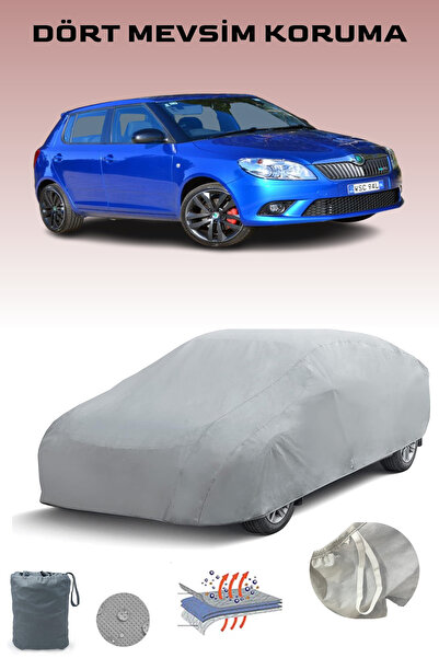 Breen غطاء سيارة رمادي لسكودا فابيا آر إس 2010 - 2014، غطاء سيارة، خيمة سيارة