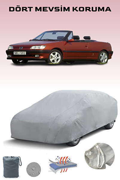 Breen غطاء سيارة رمادي لبيجو 306 كابريوليه 1997 - 2003، غطاء سيارة، خيمة سيارة