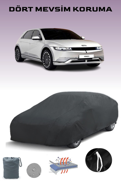 Breen غطاء سيارة هيونداي أيونيك 5 أسود، غطاء سيارة، خيمة سيارة