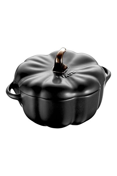STAUB Satub Seramik Balkabağı Kase 12 cm Siyah