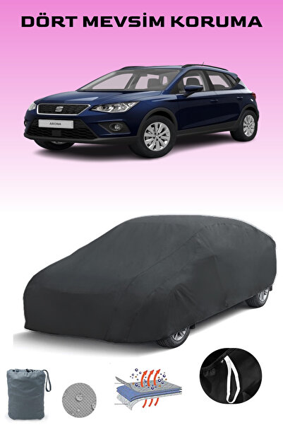 Breen غطاء سيارة أسود لسيارة سيات أرونا 2017 - 2021، غطاء سيارة، خيمة سيارة