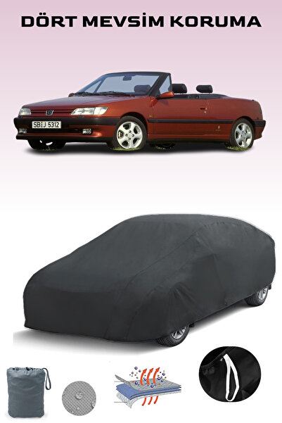 Breen غطاء سيارة بيجو 306 كابريوليه أسود اللون، موديلات 1994 - 1997، غطاء سيا...