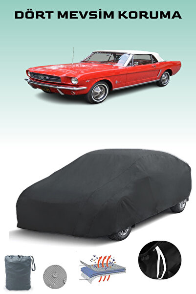 Breen غطاء سيارة فورد موستانج كونفيرتيبل 1 باللون الأسود، غطاء سيارة، خيمة سيارة