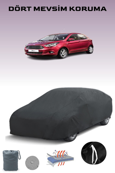 Breen غطاء سيارة فورد كا 3 أسود، غطاء سيارة، خيمة سيارة