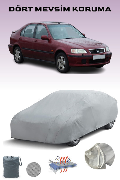 Breen غطاء سيارة هوندا سيفيك 6 فاستباك باللون الرمادي، غطاء سيارة، خيمة سيارة