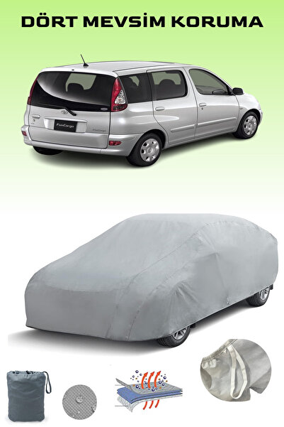 Breen Gray Toyota Funcargo Car Tarpaulin, Auto Cover, Car Tent