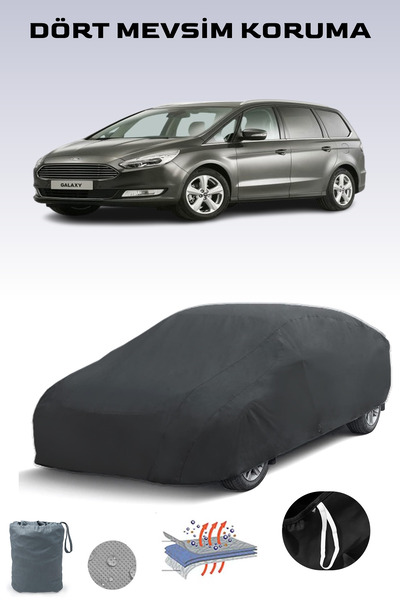 Breen غطاء سيارة فورد جالاكسي 3 أسود، غطاء سيارة، خيمة سيارة