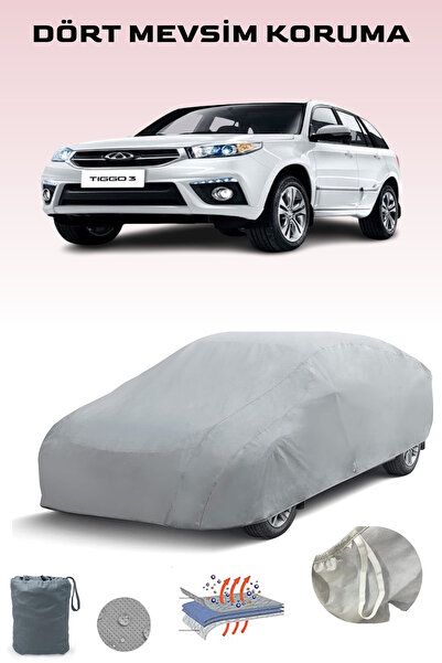 Breen غطاء سيارة رمادي لسيارة شيري تيجو 3، غطاء سيارة، خيمة سيارة