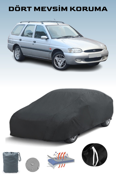 Breen غطاء سيارة فورد إسكورت 7 تورنييه أسود، غطاء سيارة، خيمة سيارة