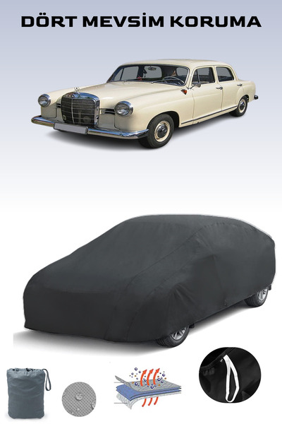 Breen غطاء سيارة مرسيدس-بنز W120 سيدان أسود، غطاء سيارة، خيمة سيارة