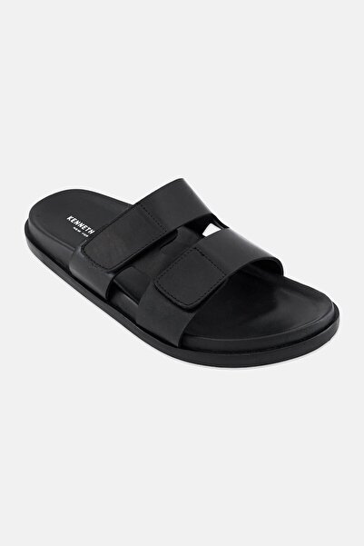 Kenneth Cole Men Breton Velcro Closure Sandal, Black