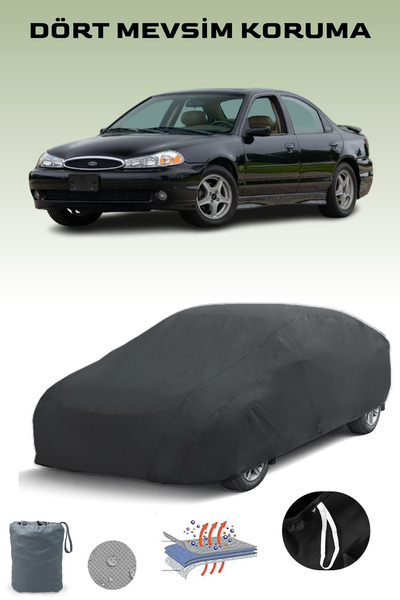 Breen غطاء سيارة فورد كونتور أسود، غطاء سيارة، خيمة سيارة