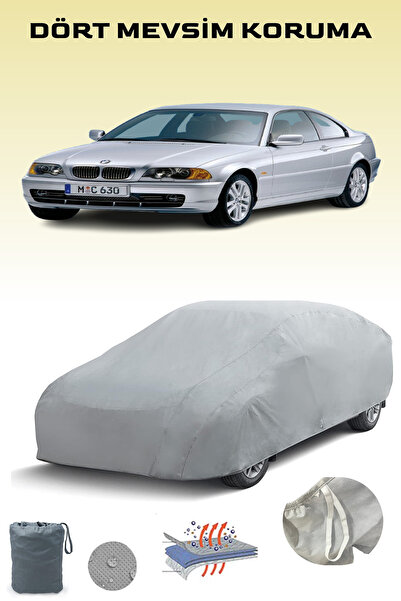 Breen غطاء سيارة رمادي لسيارة بي إم دبليو الفئة الثالثة كوبيه (E46) 1999 - 2003، غطاء سيارة، خيمة سيارة