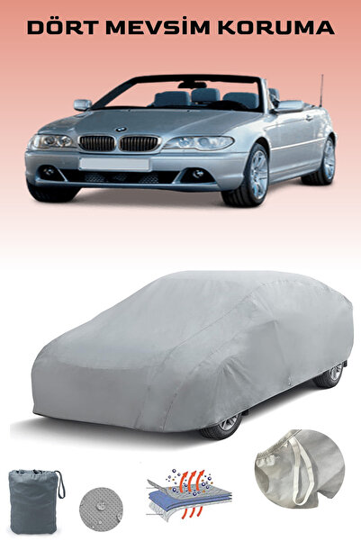 Breen غطاء سيارة رمادي لسيارة بي إم دبليو الفئة الثالثة كابريوليه (E46) 2003 - 2007، غطاء سيارة، خيمة سيارة