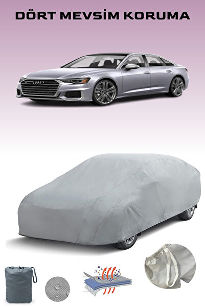 Breen غطاء سيارة أودي S6 رمادي اللون، غطاء سيارة، خيمة سيارة