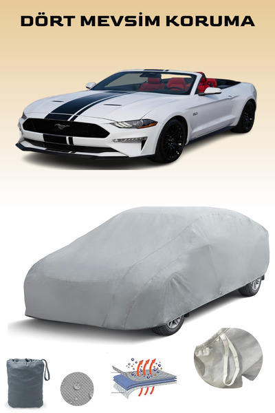 Breen غطاء سيارة فورد موستانج كونفيرتيبل في باللون الرمادي، غطاء سيارة، خيمة ...