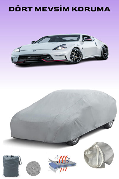 Breen Gray Nissan 370Z Nismo 2014 - 2021 Car Tarpaulin, Auto Cover, Car Tent