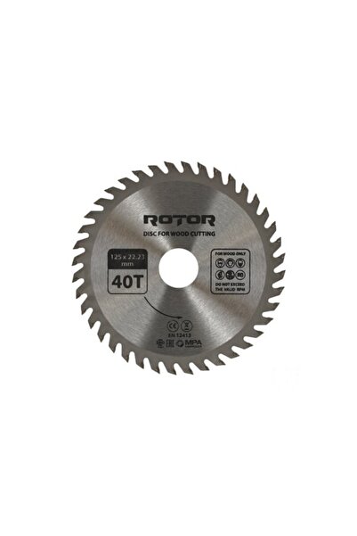 Rotor Daire Testere Bıçağı 125*22,23 40T Ahşap kesme diski