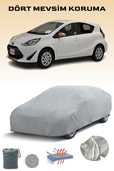 Breen غطاء سيارة تويوتا أكوا كروس أوفر 1 باللون الرمادي، غطاء سيارة، خيمة سيارة