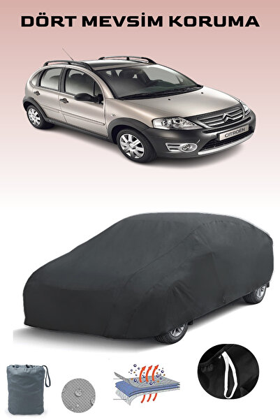 Breen غطاء سيارة أسود لسيتروين C3 X-Tr 2005 - 2009، غطاء سيارة، خيمة سيارة